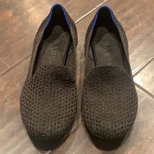 Black Honeycomb loafers